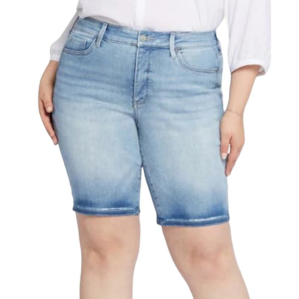 NYDJ shorts Briella 11 inch denim blue size 24W